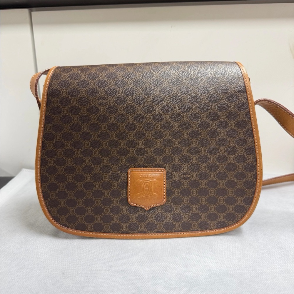 Celine Tan Leather Interior Bag